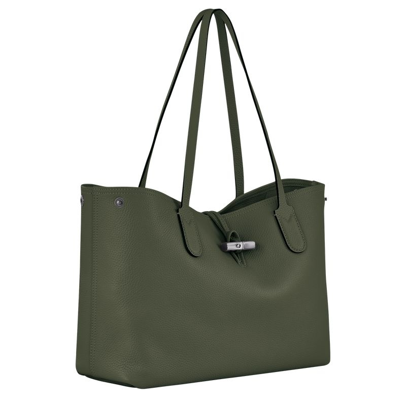 Longchamp Roseau Essential L Toteväska Dam Khaki | 2597-ATZIF