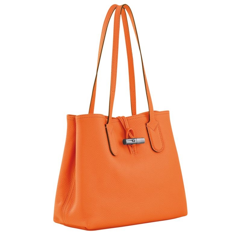 Longchamp Roseau Essential M Toteväska Dam Orange | 6351-JNUIK