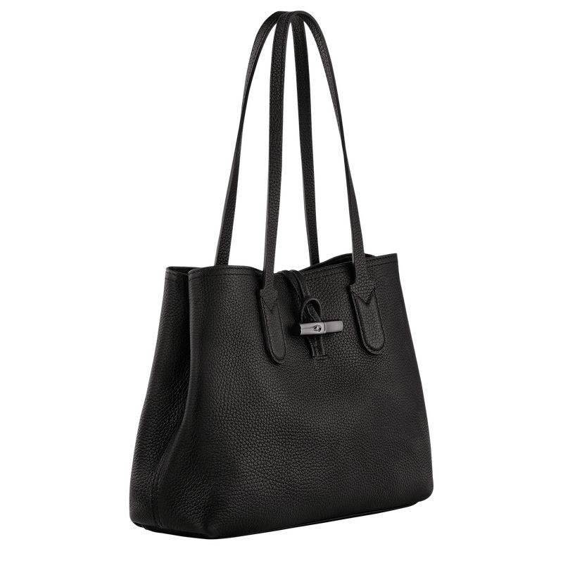 Longchamp Roseau Essential M Toteväska Dam Svarta | 3816-APIQT