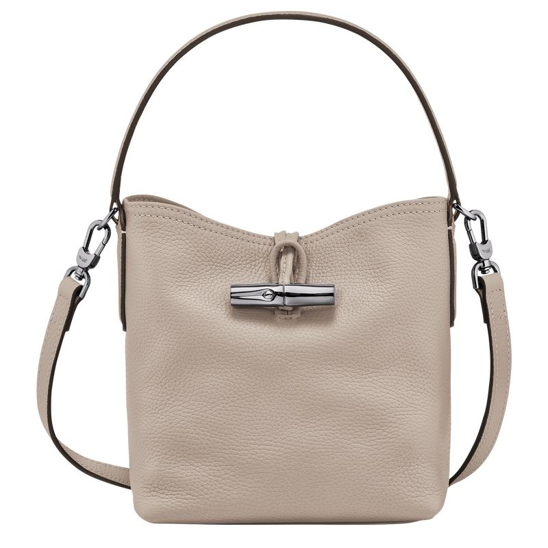 Longchamp Roseau Essential XS Bucket Väska Dam Grå | 2049-YQAUX