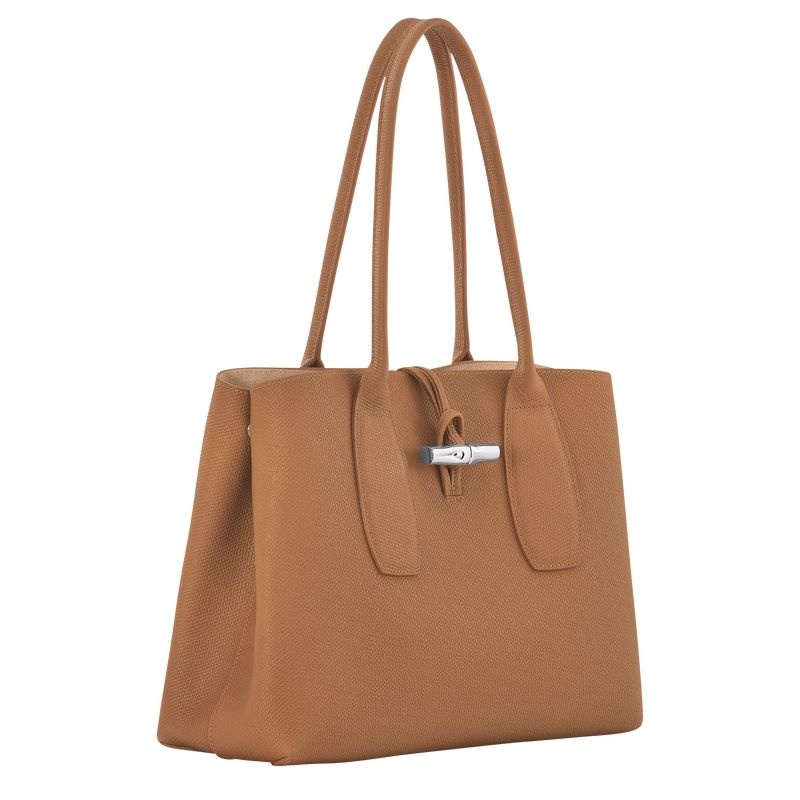 Longchamp Roseau L Toteväska Dam Beige | 3158-JXFVL