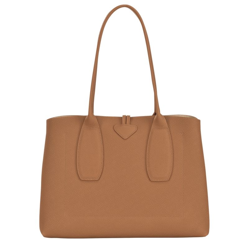 Longchamp Roseau L Toteväska Dam Beige | 3158-JXFVL