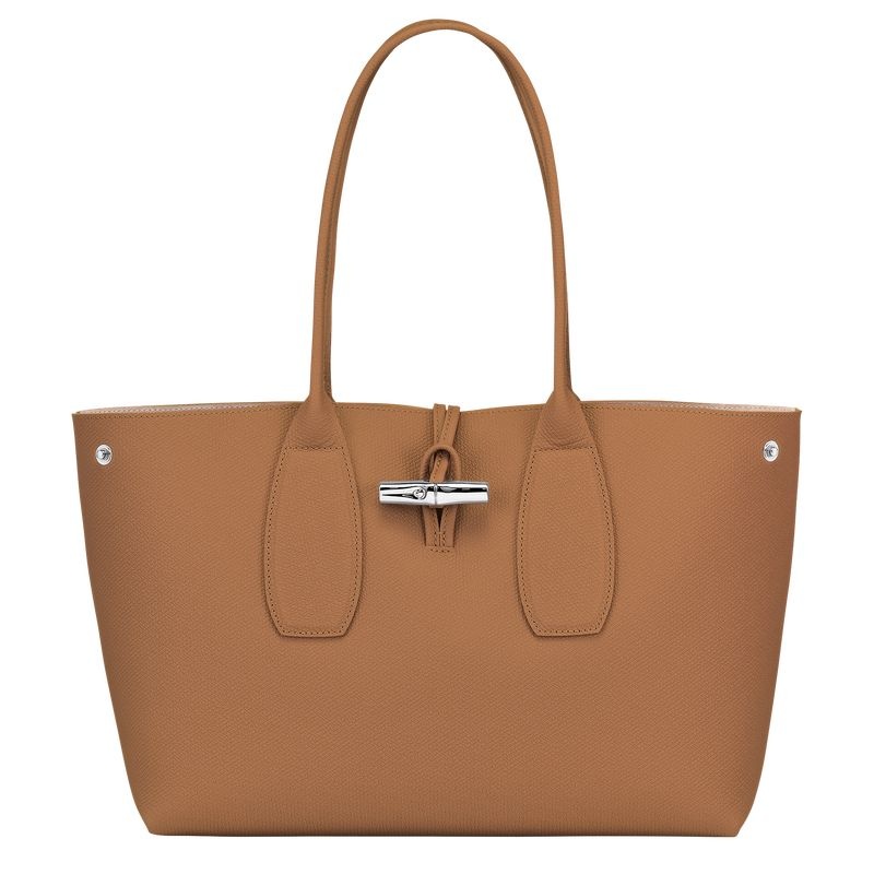 Longchamp Roseau L Toteväska Dam Beige | 3158-JXFVL