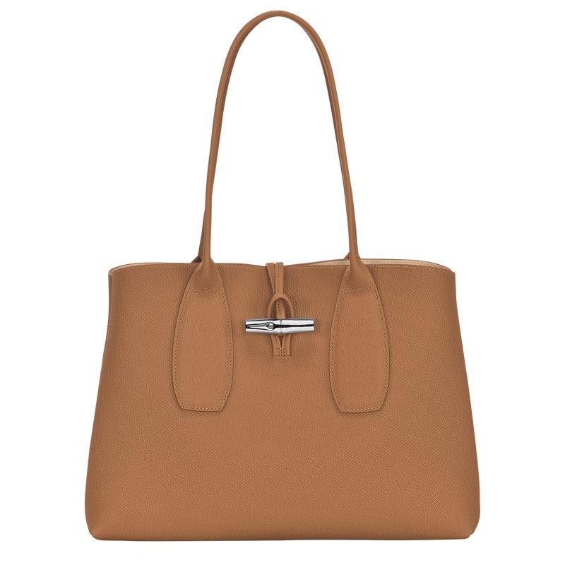 Longchamp Roseau L Toteväska Dam Beige | 3158-JXFVL