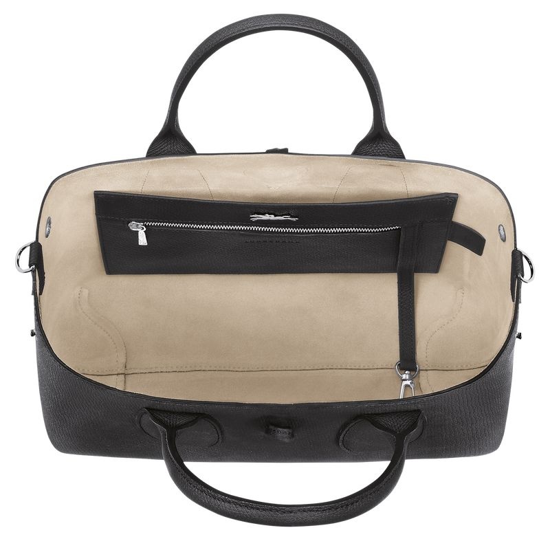 Longchamp Roseau M Handväska Dam Svarta | 4098-CFHGA