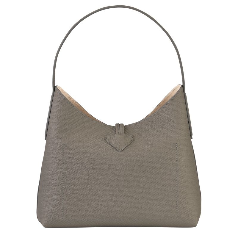 Longchamp Roseau M Hobo Väska Dam Grå | 5790-DXSQW