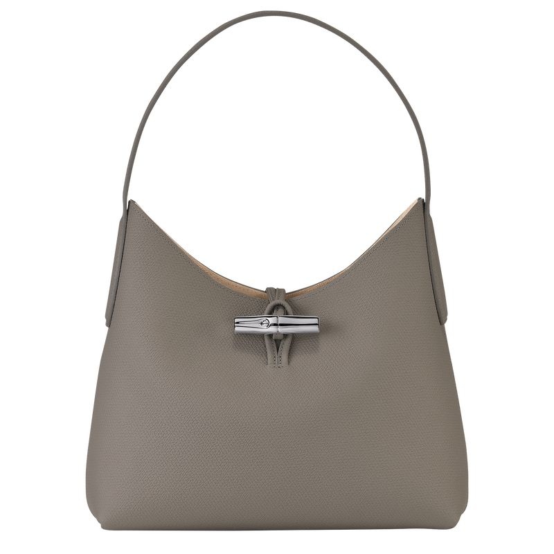 Longchamp Roseau M Hobo Väska Dam Grå | 5790-DXSQW