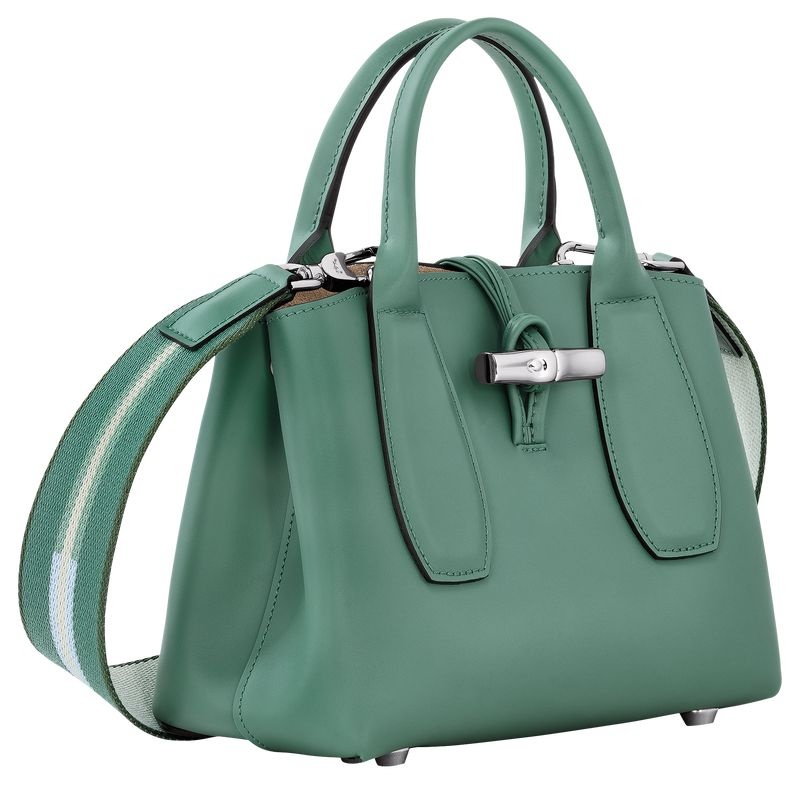 Longchamp Roseau S Handväska Dam Olivgröna | 3967-KEPQR