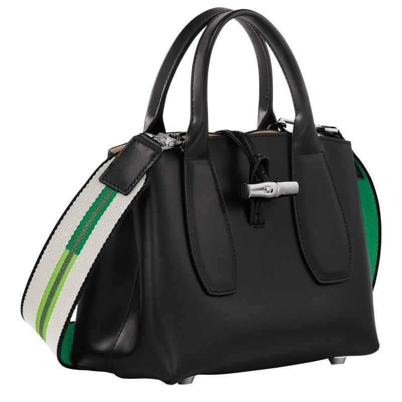 Longchamp Roseau S Handväska Dam Svarta | 4186-UFGSK