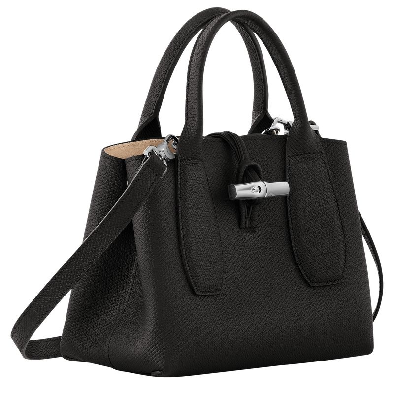 Longchamp Roseau S Handväska Dam Svarta | 9281-NOHQA