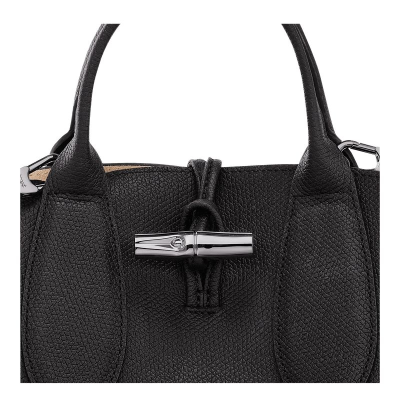 Longchamp Roseau S Handväska Dam Svarta | 9281-NOHQA