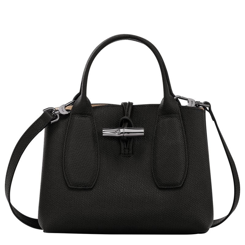 Longchamp Roseau S Handväska Dam Svarta | 9281-NOHQA