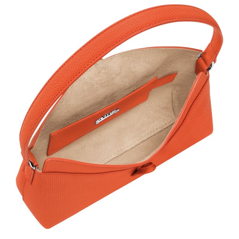 Longchamp Roseau S Hobo Väska Dam Orange | 4269-HGOSB