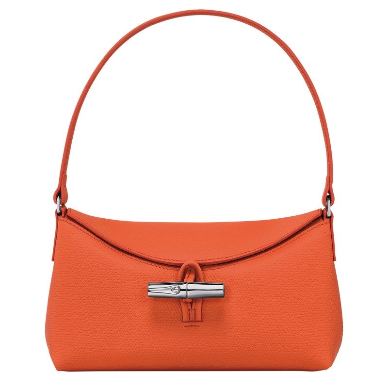 Longchamp Roseau S Hobo Väska Dam Orange | 4269-HGOSB