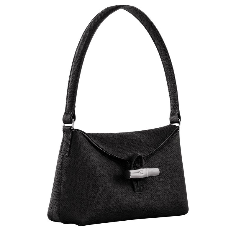 Longchamp Roseau S Hobo Väska Dam Svarta | 1203-XNMAS