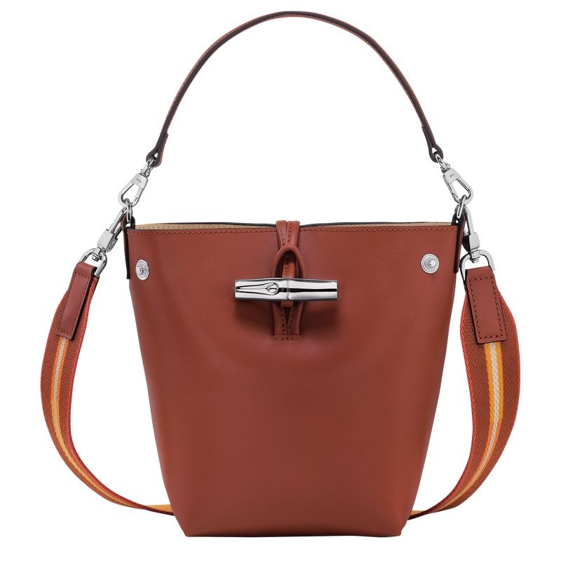 Longchamp Roseau XS Bucket Väska Dam Bruna | 9081-STQAG