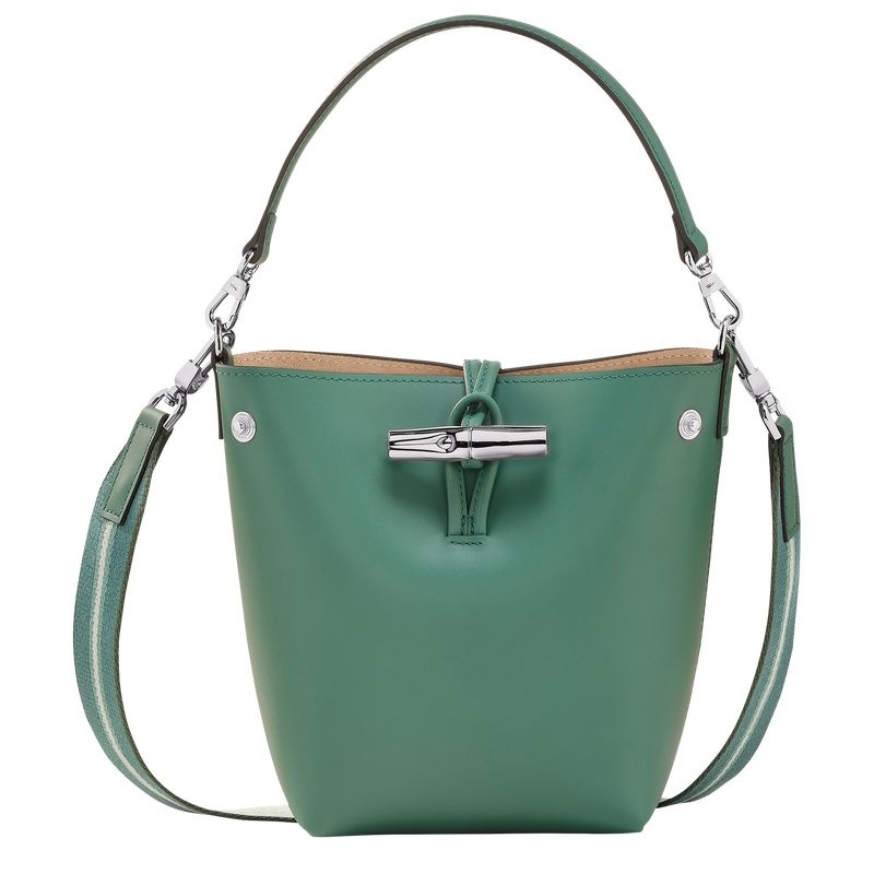 Longchamp Roseau XS Bucket Väska Dam Olivgröna | 6584-UXHLA