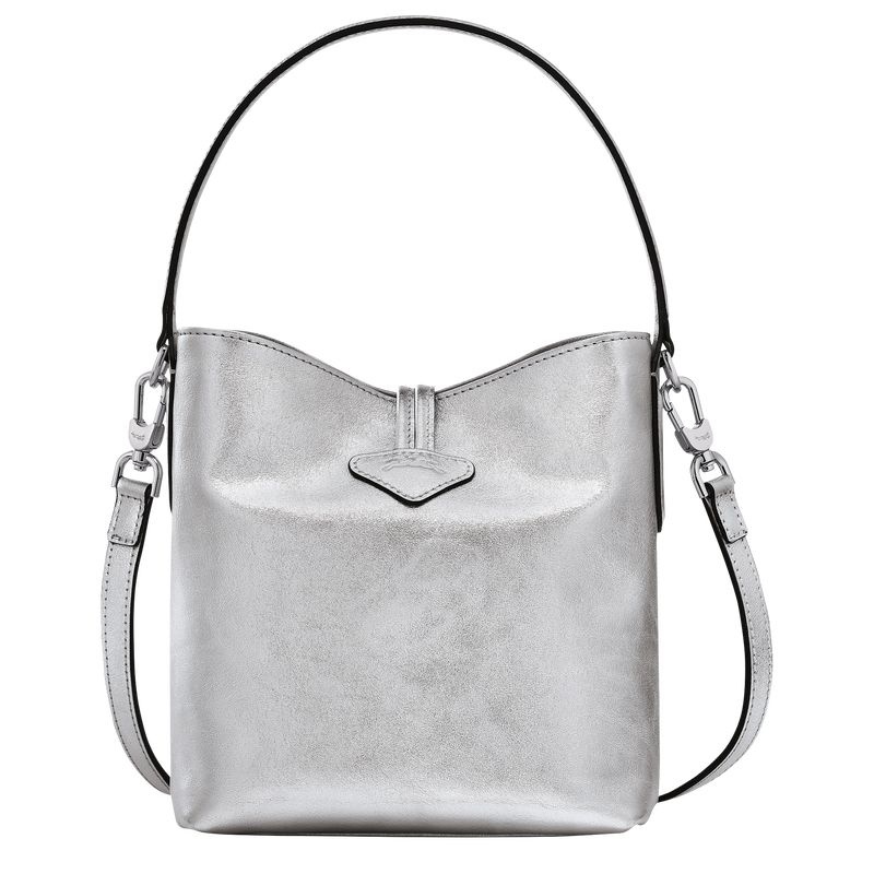 Longchamp Roseau XS Bucket Väska Dam Silver | 7231-GKZHE