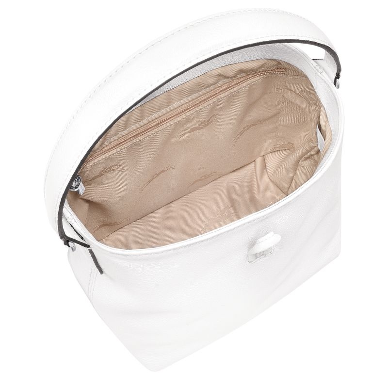 Longchamp Roseau XS Bucket Väska Dam Vita | 0685-CLSPA