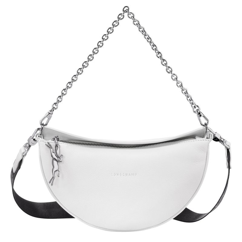 Longchamp Smile S Axelväska Dam Vita | 2094-NABIS