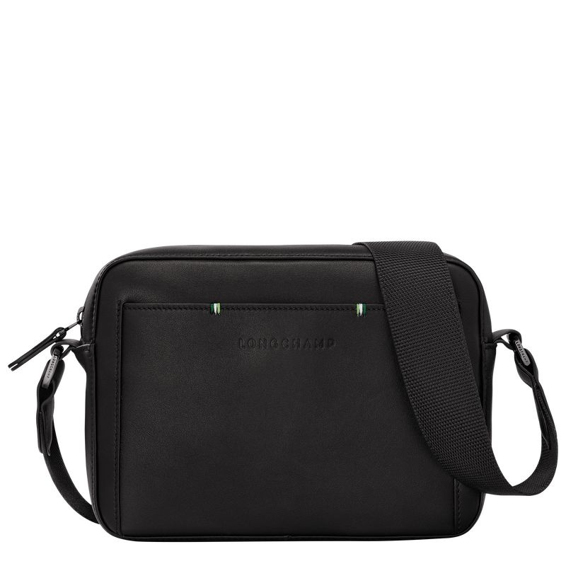 Longchamp sur Seine Crossbody Väska Herr Svarta | 8132-QBPHU