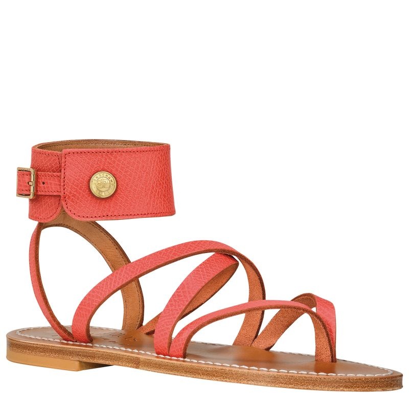 Longchamp x K.Jacques Sandals Sandaler Dam Rosa | 8641-WUNCT