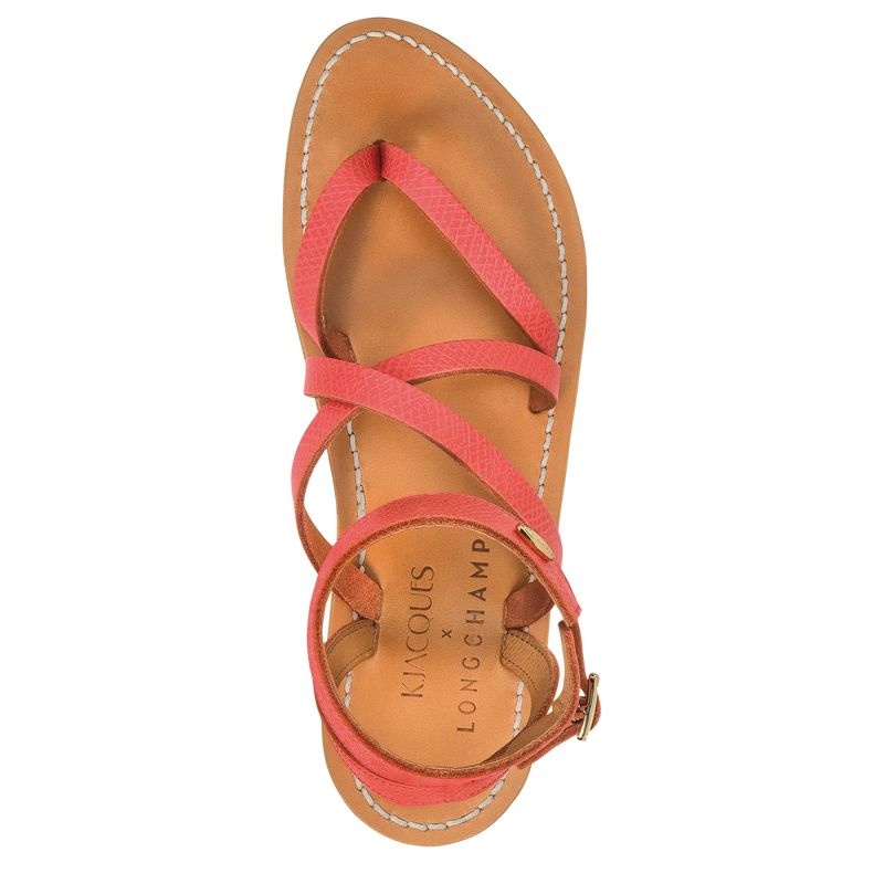 Longchamp x K.Jacques Sandals Sandaler Dam Rosa | 8641-WUNCT