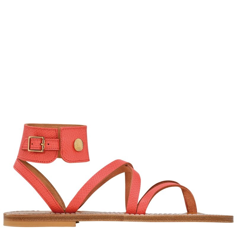 Longchamp x K.Jacques Sandals Sandaler Dam Rosa | 8641-WUNCT