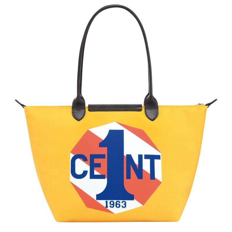 Longchamp x Robert Indiana L Toteväska Dam Blå | 0268-WAUDY