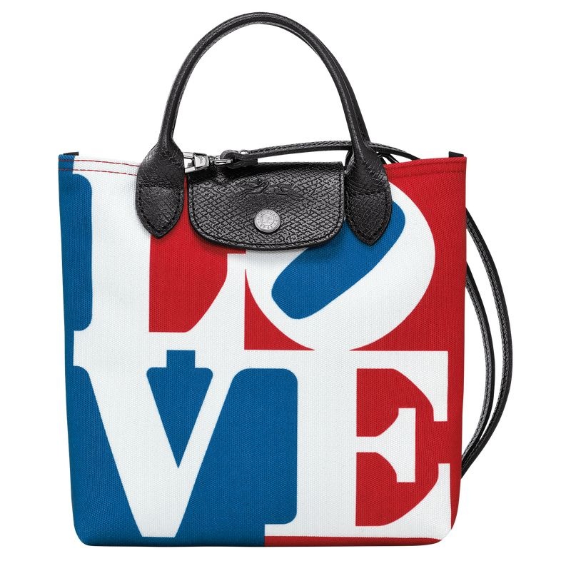 Longchamp x Robert Indiana XS Crossbody Väska Dam Vita | 7132-HBGTF