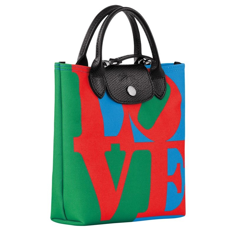 Longchamp x Robert Indiana XS Crossbody Väska Dam Röda Marinblå | 1980-AMQFB