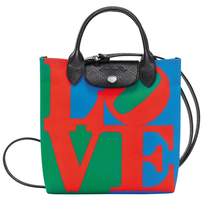 Longchamp x Robert Indiana XS Crossbody Väska Dam Röda Marinblå | 1980-AMQFB