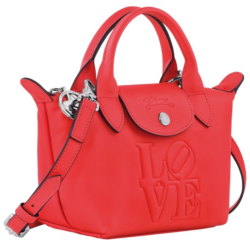 Longchamp x Robert Indiana XS Handväska Dam Röda | 9716-BZYQJ